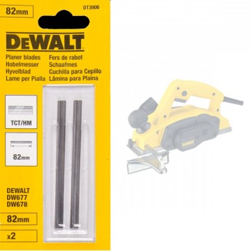 Dewalt DT3906 82 mm høvelblader (par)