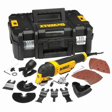 Toppmodell! Dewalt DWE315KT Multiverktøy med hurtigheste. Leveres med hele 37-deler tilbehør!