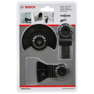 Bosch 2608662342 3-delers multikutter flisekutter sett(Starlock innfestning)