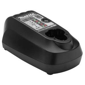 Makita DC10WA 7,2-10,8V batterilader for stikk Li-Ion-batterier (sort utgave)