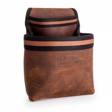 Leather Craft LC501 verktøyoppbevarings lomme i kratig lær