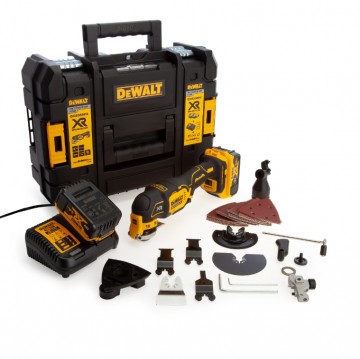Dewalt DCS356P2 18V XR Brushless Oscillating Multi Tool with 35 Accessories (2 x 5.0Ah Batteries)