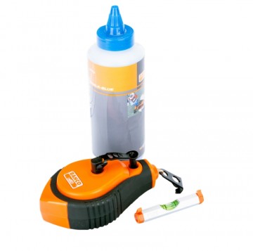 Bahco CL-1221-SET krittsnor, mini vater & blå farget kritt flaske