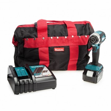 Makita DTD153RFX1 18V Li-ion børsteløs slagtrekker sett (1 x 3.0Ah batteri)