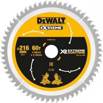 Dewalt Extreme DT99570 216x30mm x 60-tenner for trevirke