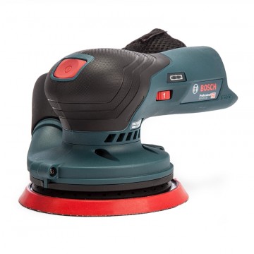 Bosch GEX 12V-125 5 tommer/125 mm eksentrisk sliper (kun kropp)