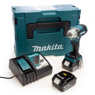 Makita DTW300RTJ 18V LXT børsteløs muttertrekker 1/2