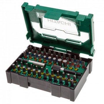 Sjekk prisen! Hitachi 400.300.24 60-delers bits- og skrutrekkersett i praktisk etui