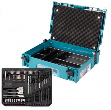 Makita E-24913 Makpac bor- og bitsett (70 deler)