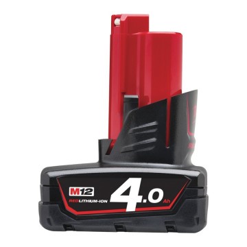 Sjekk prisen! Milwaukee M12 B4 batteri 4,0Ah 