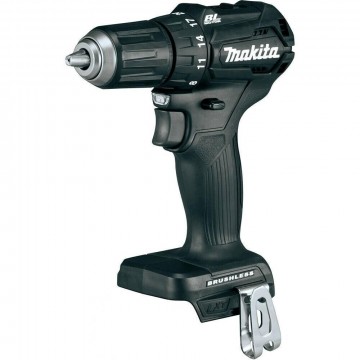 Makita DDF483Z 18V børsteløs liten kompakt skrudrill i SORT utgave (kun kropp, uten batteri og lader)