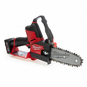 Milwaukee M12 FHS-0X FUEL børsteløs kompakt kjedesag (kun kropp) levert i HD koffert